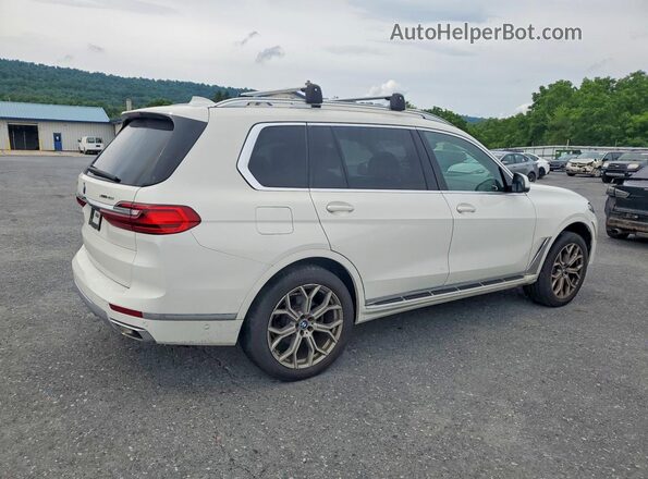 5UXCW2C03L9B73595 2020 BMW X7 White Tył prawy