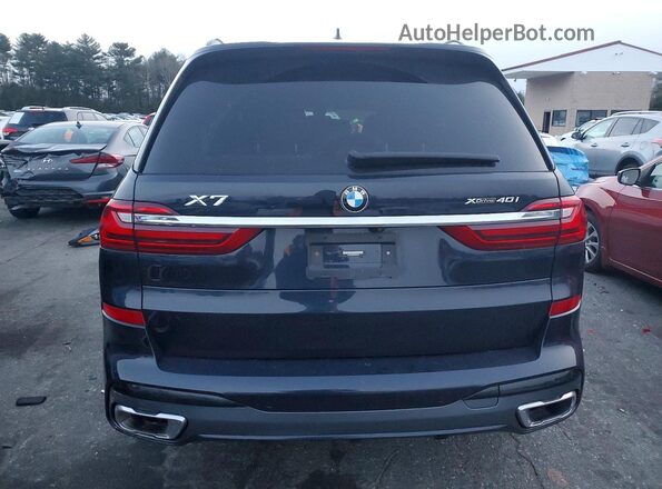 5UXCW2C03N9K03548 2022 BMW X7 Blue Rear view
