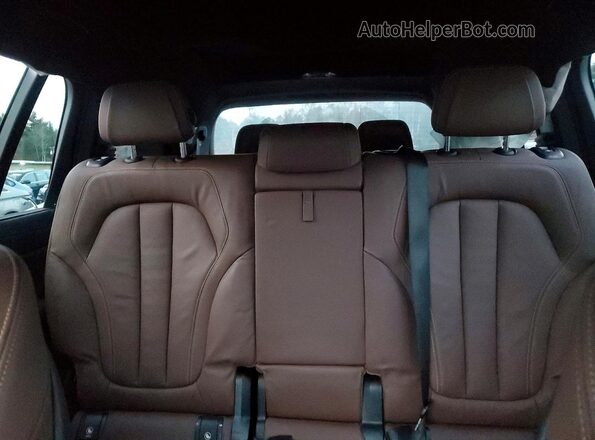 5UXCW2C03N9K03548 2022 BMW X7 Blue Rear seats view
