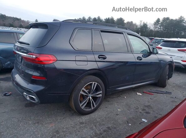 5UXCW2C03N9K03548 2022 BMW X7 Blue Rear right