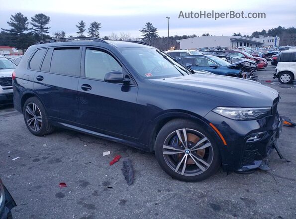 5UXCW2C03N9K03548 2022 BMW X7 Blue Front right