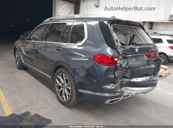 5UXCW2C03N9K13612 2022 BMW X7 Blue Задня ліва чверть