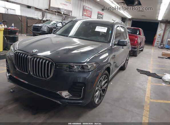 5UXCW2C03N9K13612 2022 BMW X7 Blue Передня ліва чверть