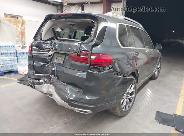 5UXCW2C03N9K13612 2022 BMW X7 Blue Задня права чверть