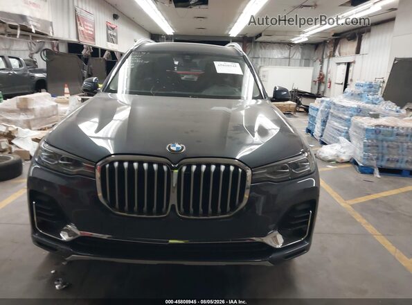 5UXCW2C03N9K13612 2022 BMW X7 Blue Вид задньої частини салону