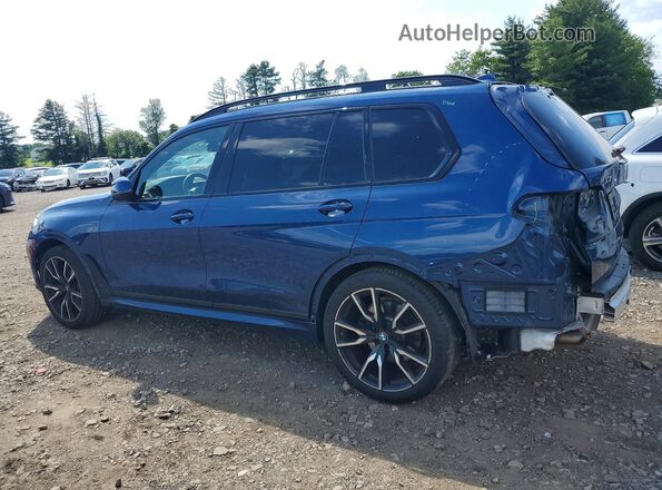 5UXCW2C03N9K91100 2022 BMW X7 Синий Задняя левая четверть