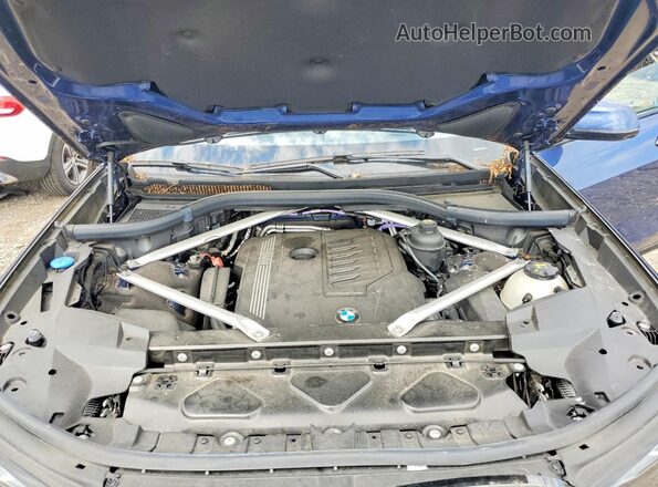 5UXCW2C03N9K91100 2022 BMW X7 Синий Вид подкапотного пространства