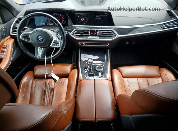 5UXCW2C03N9K91100 2022 BMW X7 Синий Вид панели приборов