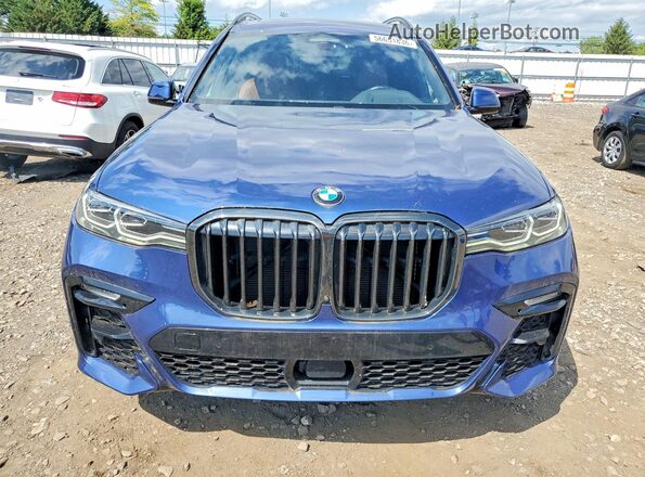 5UXCW2C03N9K91100 2022 BMW X7 Синий Вид спереди