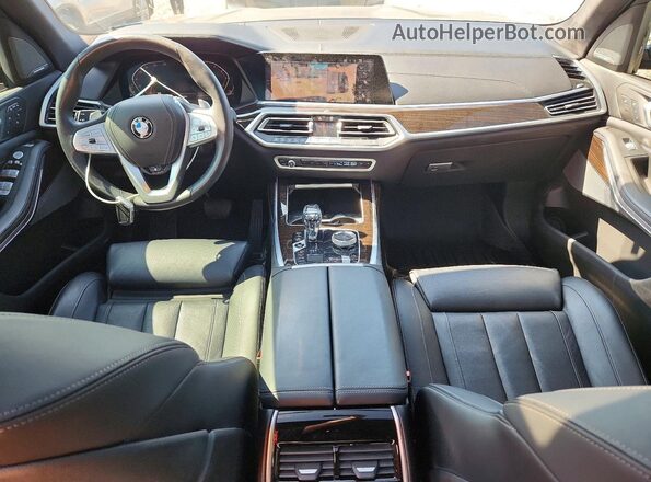 5UXCW2C04L9A02919 2020 BMW X7 Black Առջևի վահանակի տեսք