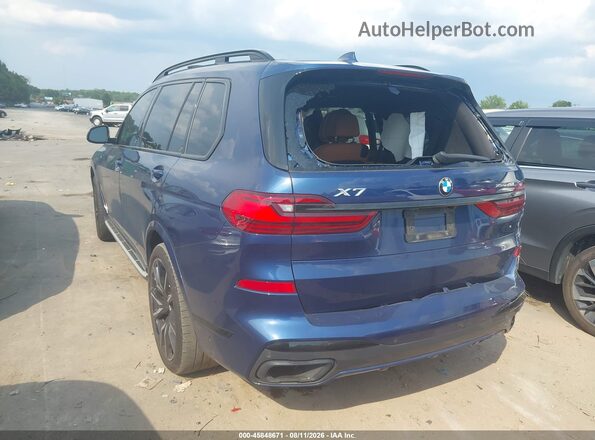 5UXCW2C04N9L65155 2022 BMW X7 Blue Задня ліва чверть