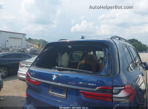 5UXCW2C04N9L65155 2022 BMW X7 Blue Вид панелі приладів