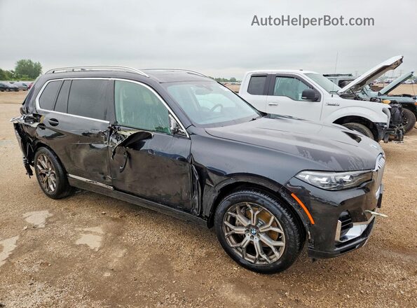 5UXCW2C04N9M86137 2022 BMW X7 Black Przód prawy