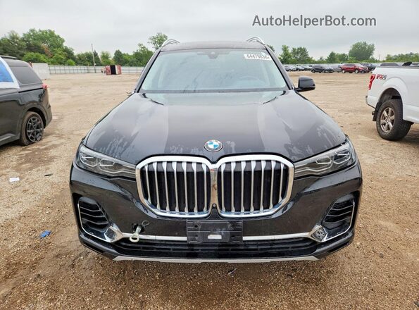 5UXCW2C04N9M86137 2022 BMW X7 Black Widok z przodu