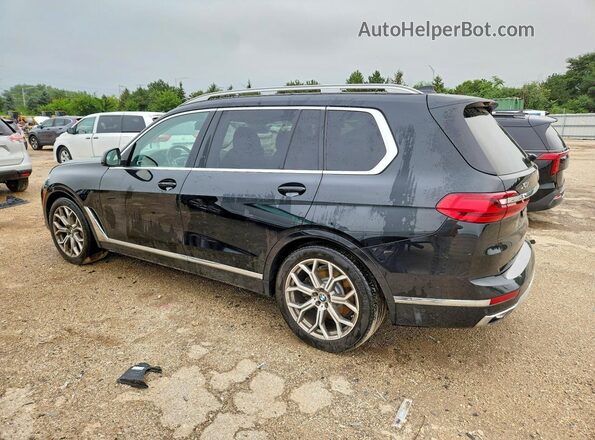 5UXCW2C04N9M86137 2022 BMW X7 Black Tył lewy