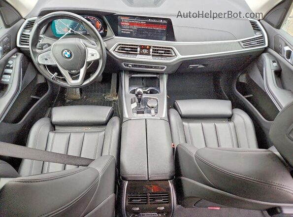 5UXCW2C04N9M86137 2022 BMW X7 Black Widok deski rozdzielczej