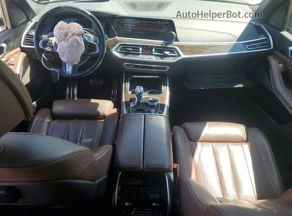5UXCW2C06M9E19606 2021 BMW X7 Charcoal Widok deski rozdzielczej