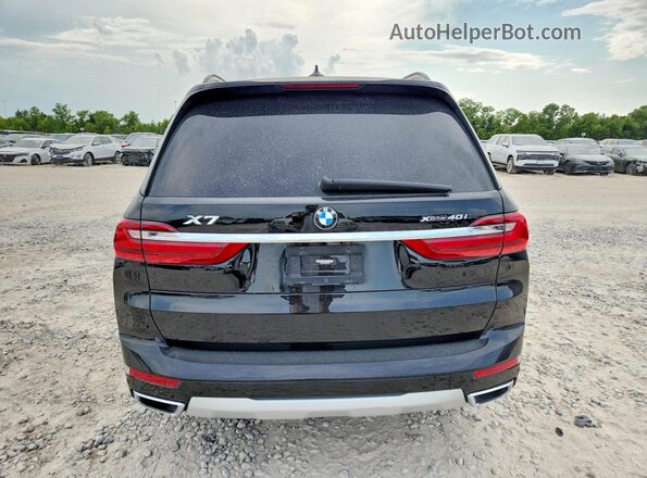 5UXCW2C06N9J48948 2022 BMW X7 Black Widok z tyłu