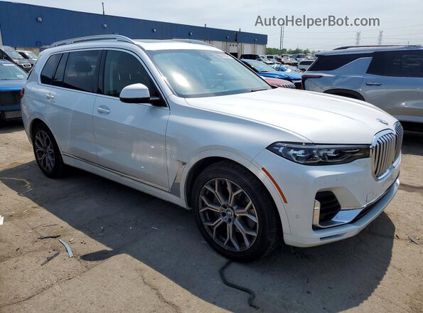 5UXCW2C07M9E24720 2021 BMW X7 White Առջևի աջ