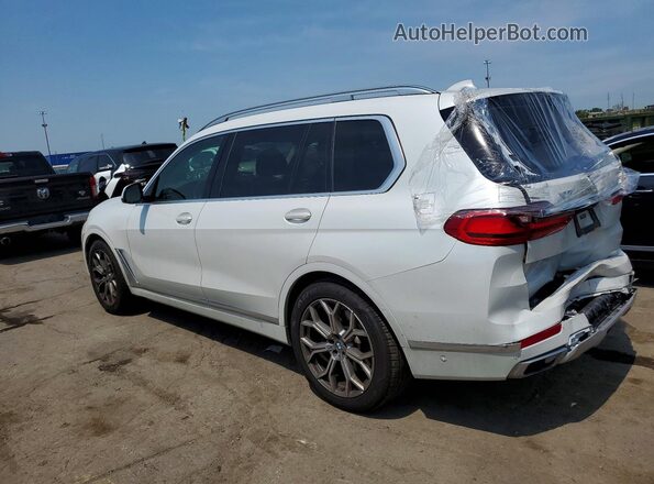 5UXCW2C07M9E24720 2021 BMW X7 White Հետևի ձախ