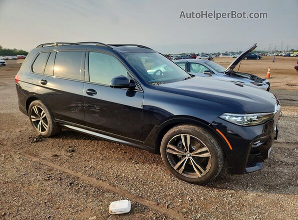 5UXCW2C07M9E64988 2021 BMW X7 Black Առջևի աջ