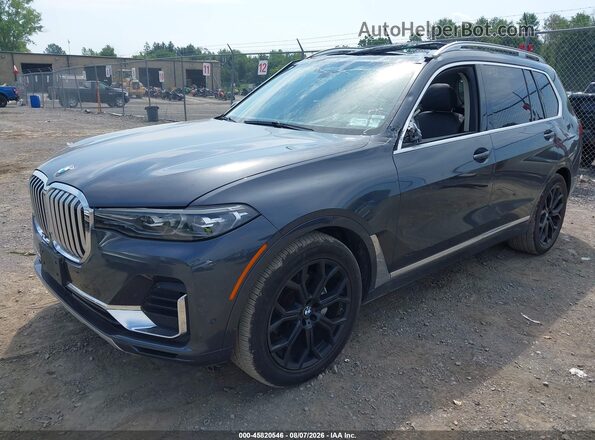 5UXCW2C08L9B32167 2020 BMW X7 Серый Передняя левая четверть