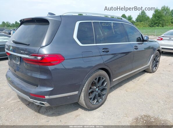 5UXCW2C08L9B32167 2020 BMW X7 Серый Задняя правая четверть
