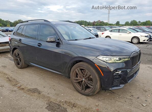 5UXCW2C08N9K23312 2022 BMW X7 Black Przód prawy