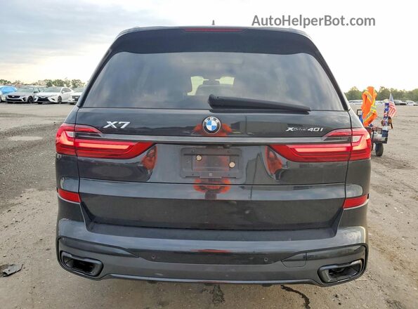 5UXCW2C08N9K23312 2022 BMW X7 Black Widok z tyłu