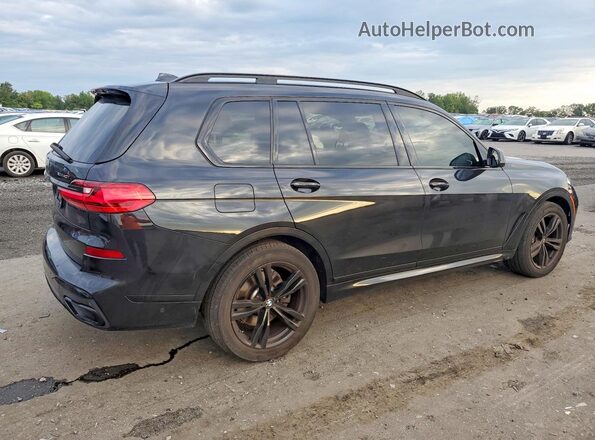 5UXCW2C08N9K23312 2022 BMW X7 Black Tył prawy
