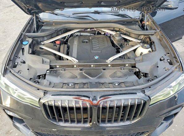 5UXCW2C08N9K23312 2022 BMW X7 Black Widok komory silnika