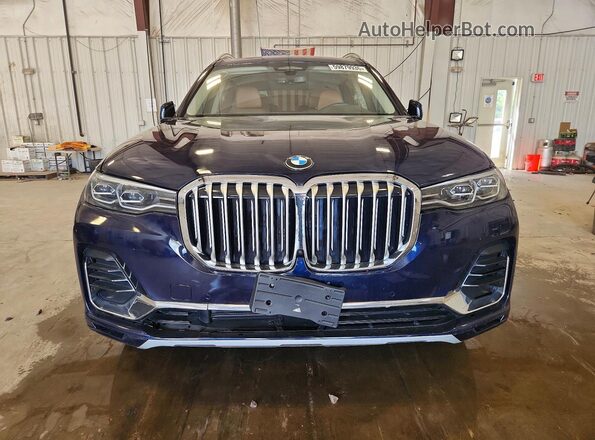 5UXCW2C08N9L24785 2022 BMW X7 Blue Front view