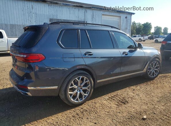 5UXCW2C08N9N03022 2022 BMW X7 Gray Հետևի աջ