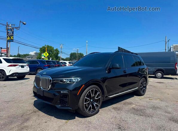 5UXCW2C09M9D82986 2021 BMW X7 Black Vista trasera