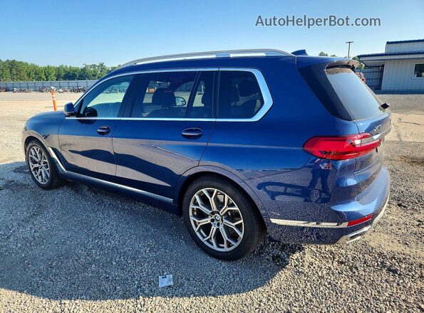 5UXCW2C09M9H86421 2021 BMW X7 Blue Tył lewy