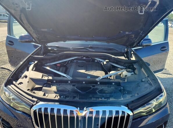 5UXCW2C09M9H86421 2021 BMW X7 Blue Widok komory silnika