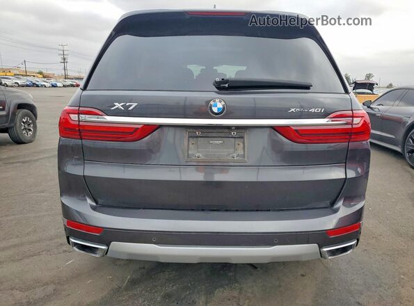 5UXCW2C51KL089916 2019 BMW X7 Black Вид ззаду