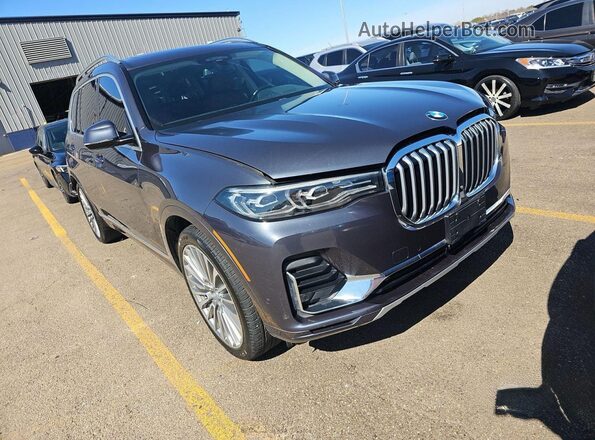 5UXCW2C52KLB43713 2019 BMW X7 Gray Tył prawy