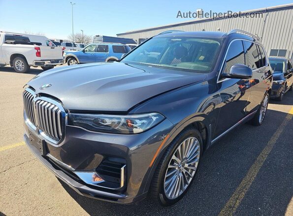 5UXCW2C52KLB43713 2019 BMW X7 Gray Tył lewy
