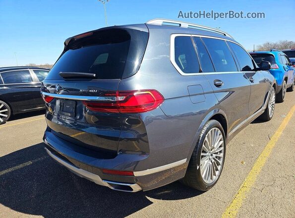5UXCW2C52KLB43713 2019 BMW X7 Gray Widok z przodu