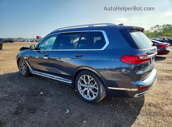 5UXCW2C55KL089580 2019 BMW X7 Gray Trasero derecho