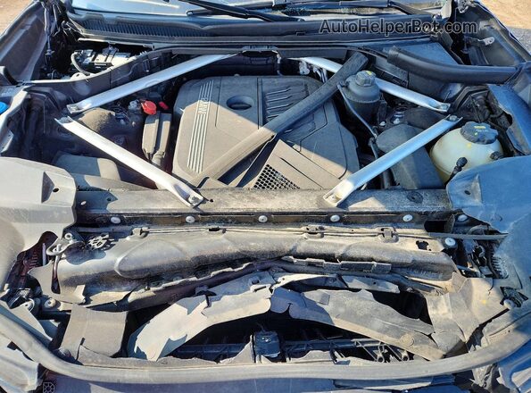 5UXCW2C55KL089580 2019 BMW X7 Gray Vista de la etiqueta del VIN