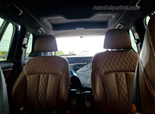 5UXCW2C57KL084722 2019 BMW X7 Black Вид задніх сидінь