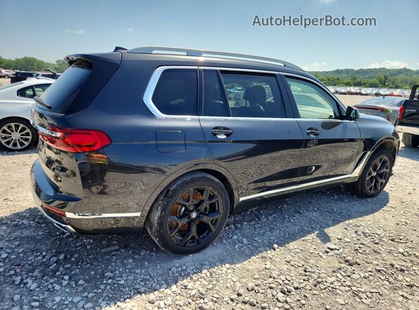 5UXCX4C52KLS38861 2019 BMW X7 Black Задня права чверть