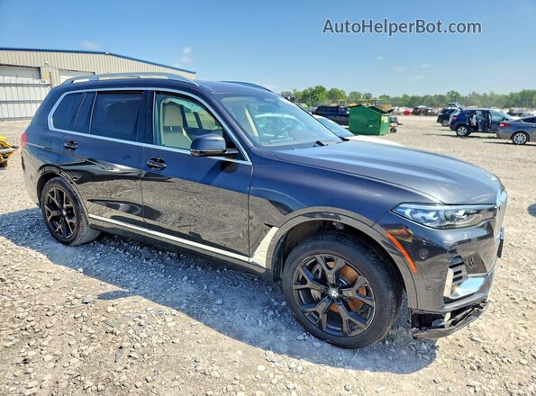 5UXCX4C52KLS38861 2019 BMW X7 Black Передня права чверть