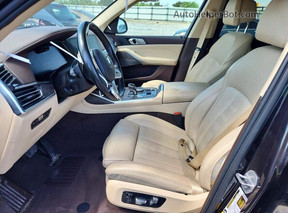5UXCX4C52KLS38861 2019 BMW X7 Black Вид салону спереду
