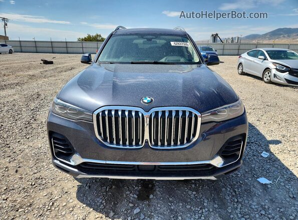 5UXCX4C53KLS35998 2019 BMW X7 Gray Вид спереду