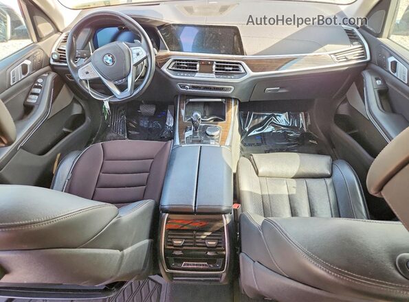 5UXCX4C53KLS35998 2019 BMW X7 Gray Вид панелі приладів