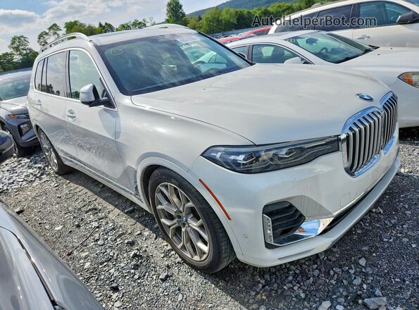 5UXCX4C53KLS36228 2019 BMW X7 White Przód prawy