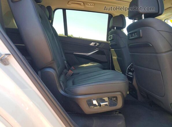 5UXCX4C53KLS36228 2019 BMW X7 White Widok wnętrza z tyłu